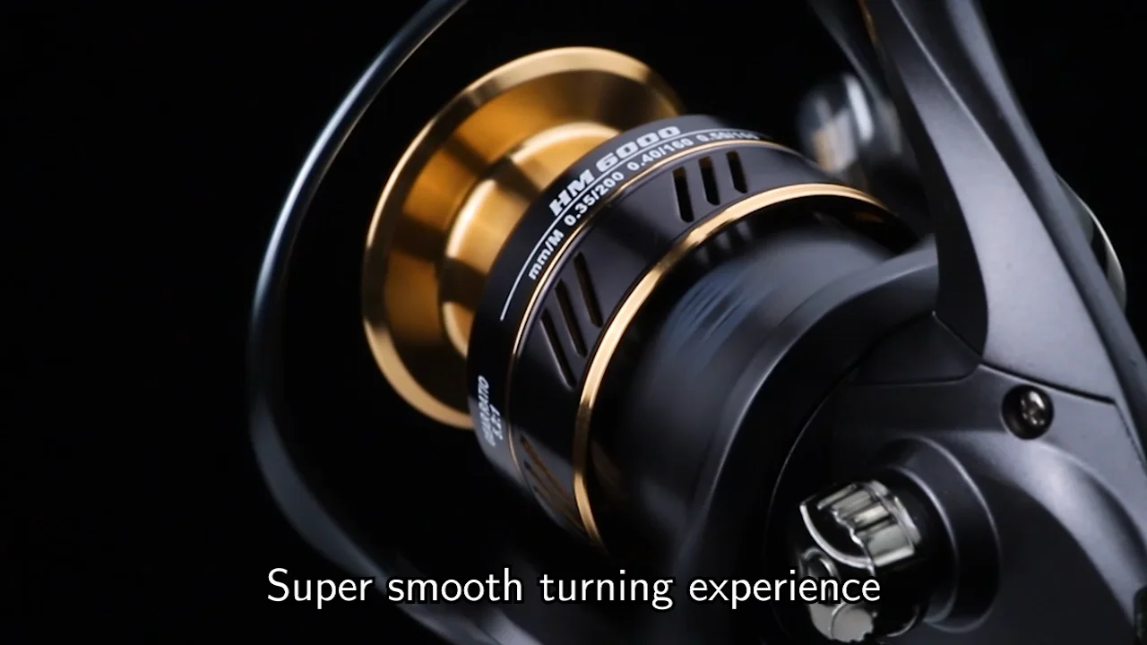 Linnhue Spinning Reel Hm1000-7000 Metal Ball Grip Fishing Equipment ...