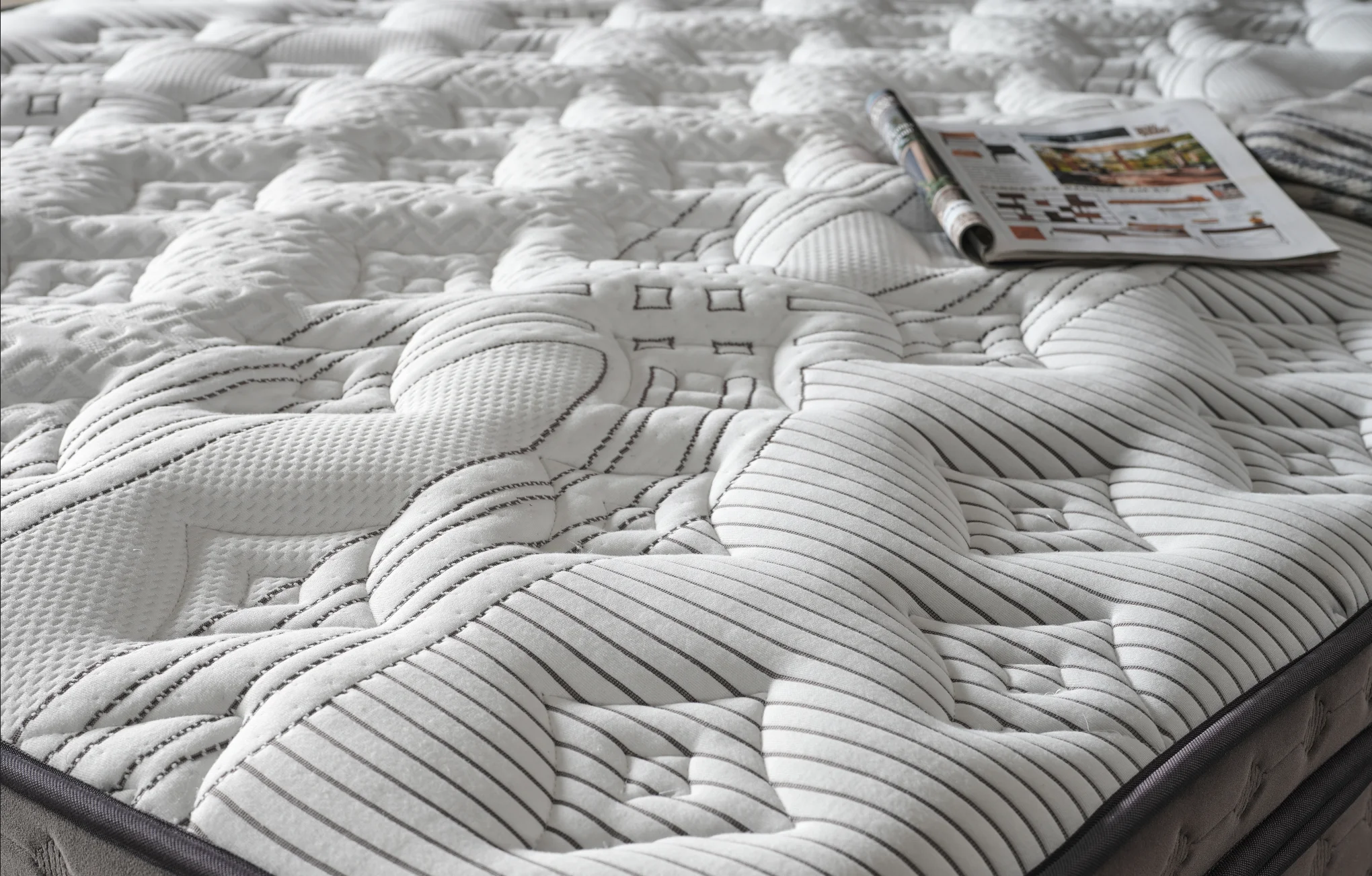 12 Inch Convoluted Foam Mattress In A Box Queen King Size Pocket Coil