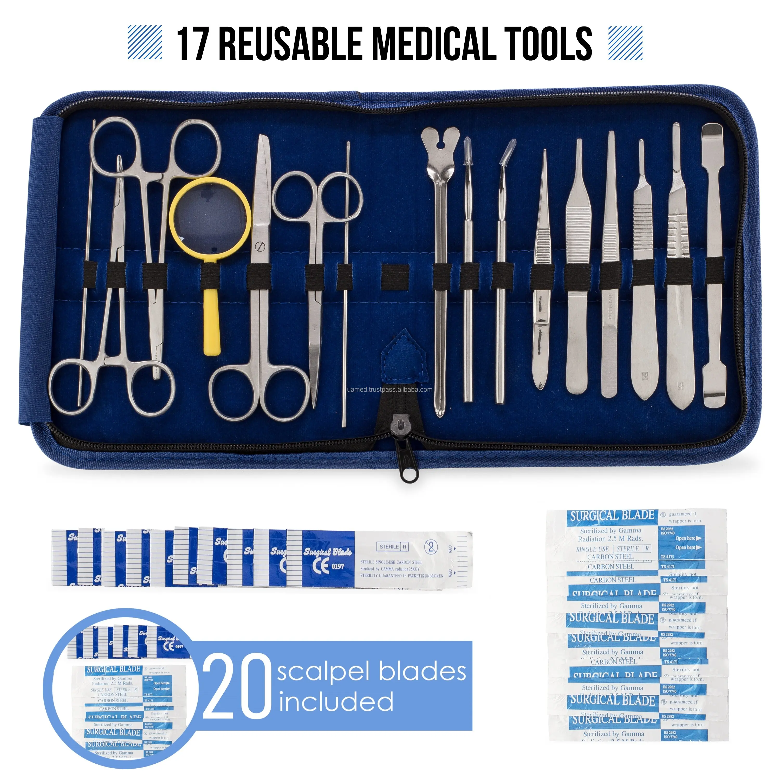 Disposable Kit Surgical Instruments Suture Set Basic Dissection Kit For ...