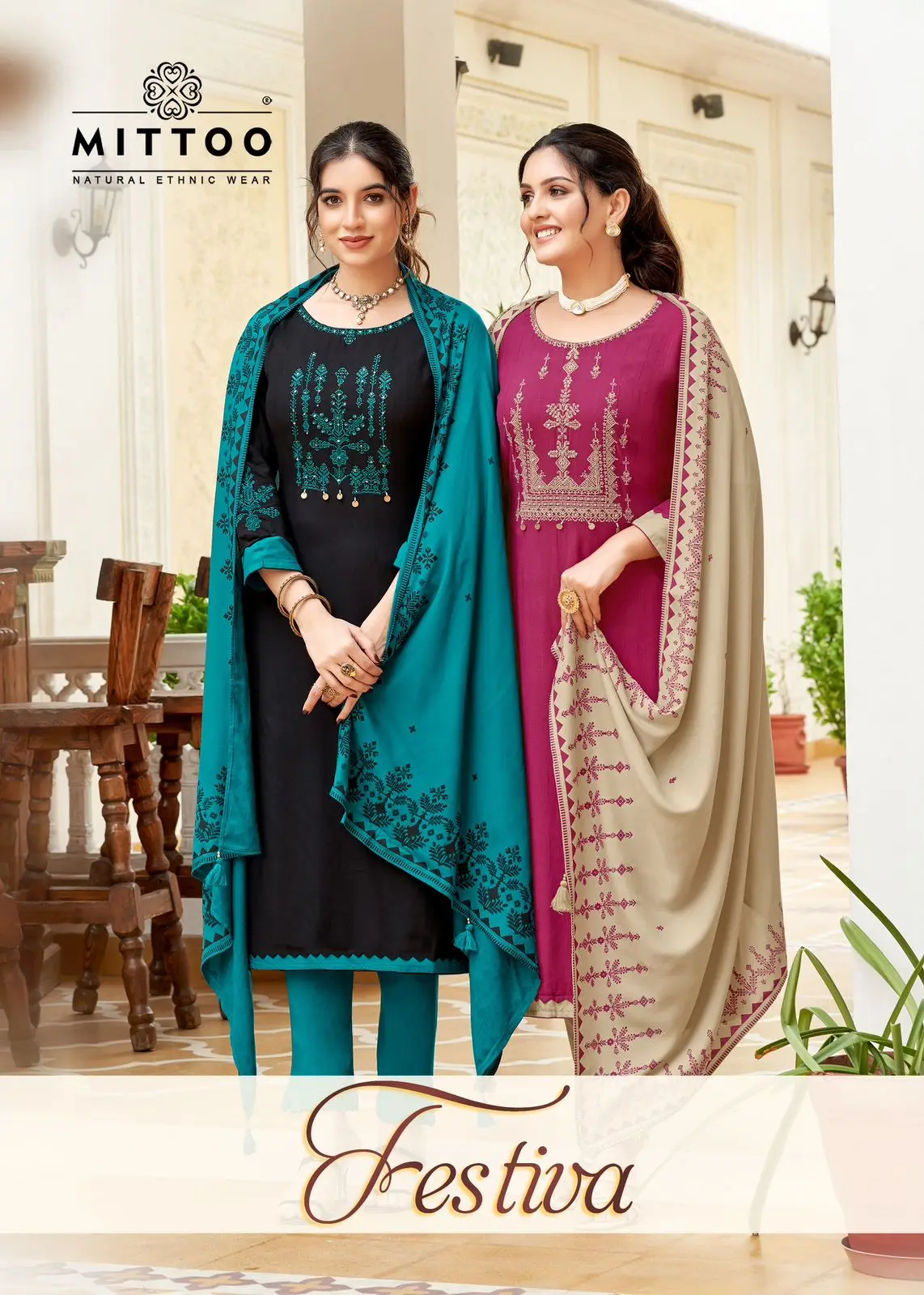 Designer Rayon Weaving Print Wedding Dress Set Embroidered Kurti Pant and Dupatta for Indian & Pakistani Culture