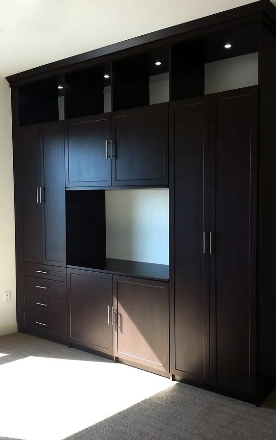 High Quality Adjustable and Extendable Particle Board Wooden Modular Wardrobe