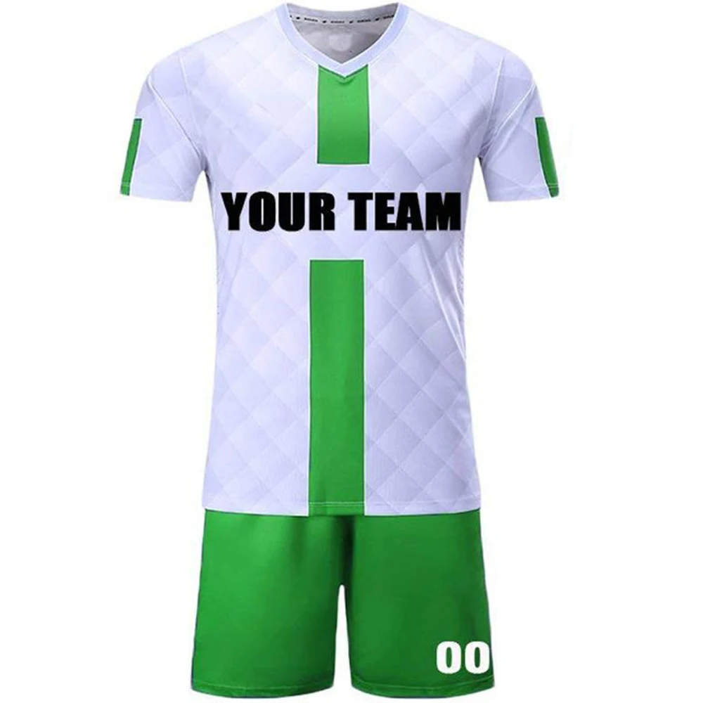 High Quality Soccer Team Uniform Training and Match Wear Lightweight Breathable Polyester Football Kit with Private Label