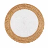 Beige and White