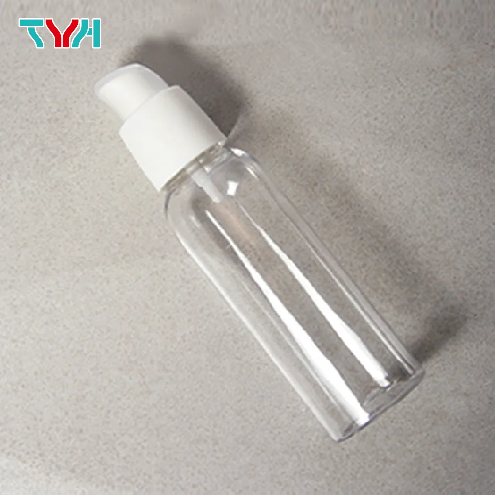 (READY STOCK) 100ml PET Transparent Boston Round Empty Spray Pump Bottle for Body Splash with Cap
