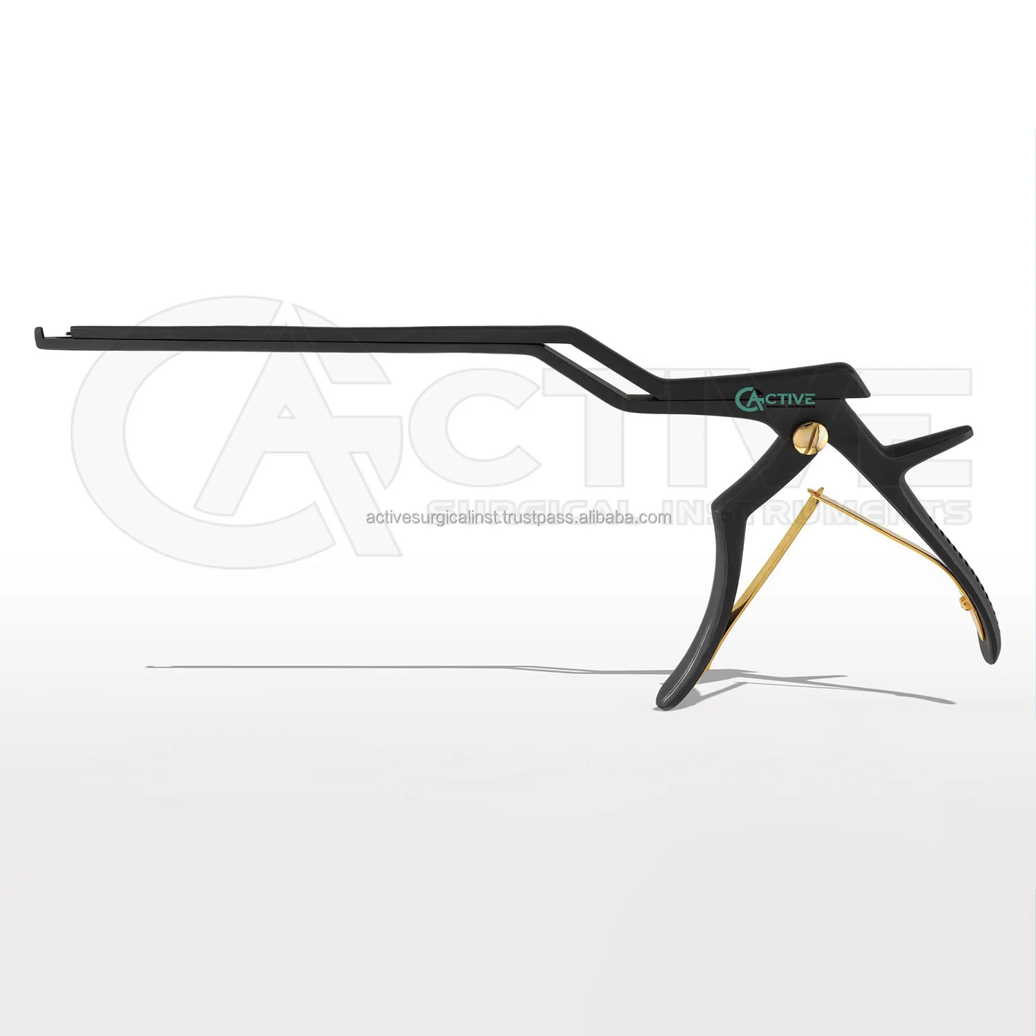 Rongeur Kerrison Bayoneta Curvo 45° - Instrumento Quirúrgico De 3 Mm Para Ortopedia