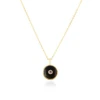 Black Onyx & Purple CZ