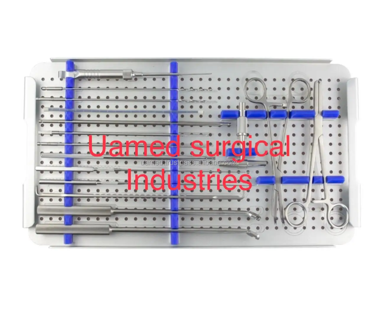 Basic Spine Surgery Instruments Fixation Fplif Peek Cage Lumbar Titanium Cage Instrument Set For