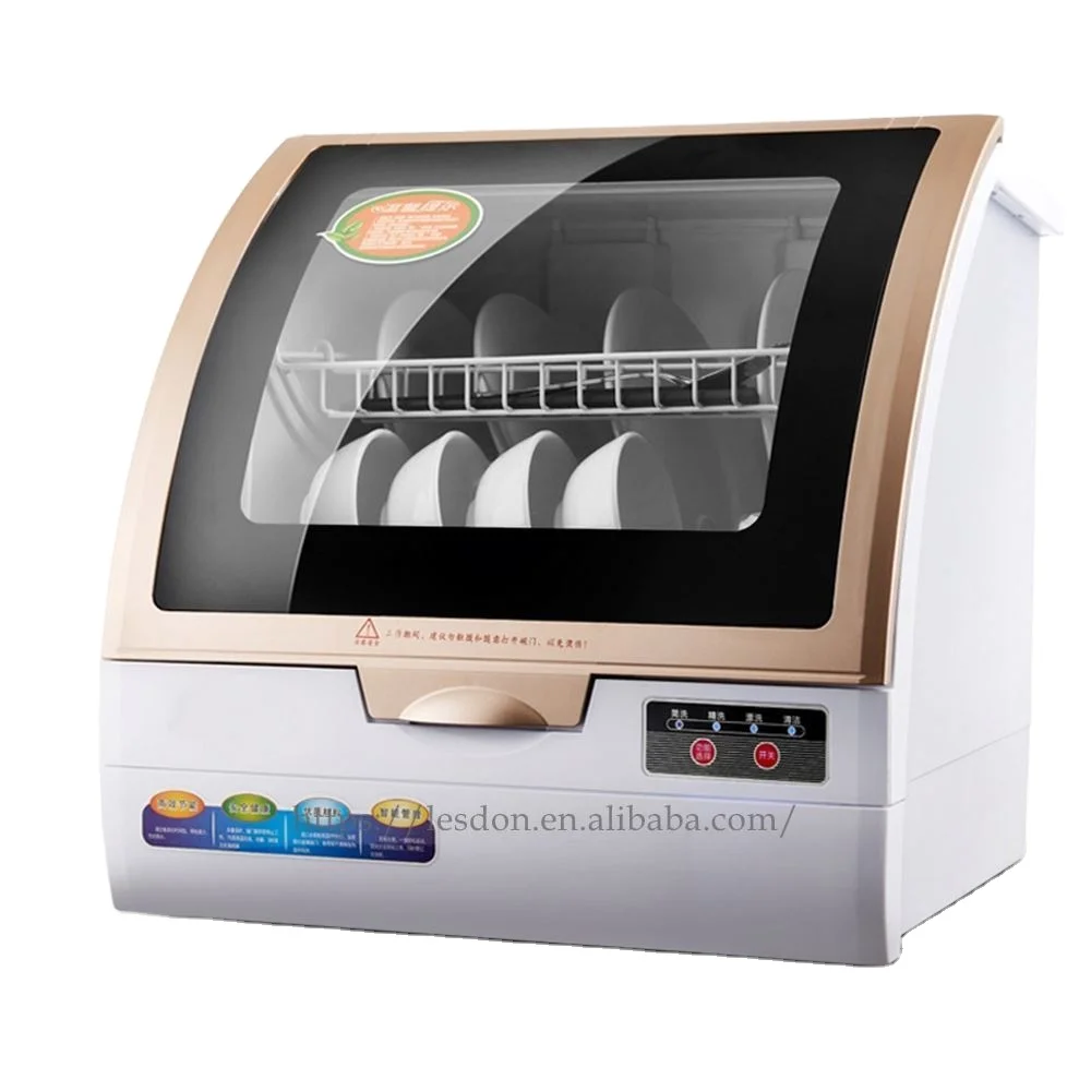 Бытовые автоматические настольные 6 комплектов посудомоечных машин двойная сушка небольшая посудомоечная машина для