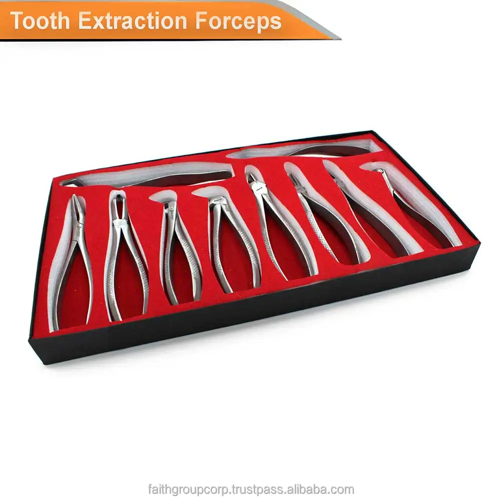 Surgical Tooth Forceps Extracting Extraction Root Loosening Lower Upper