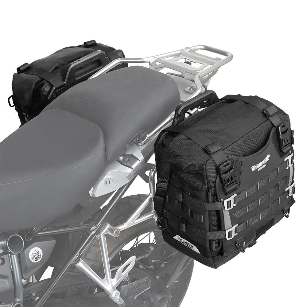 Rhinowalk 35L Waterproof Motorcycle Tail Bag, Side Bag for