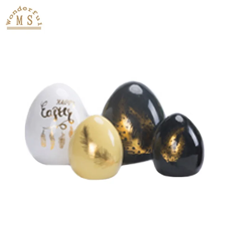 Hot Selling Ceramic Easter Egg Holiday Ornament Pasen Joods Paasfeest Passover paaslam Gift for children and home decoration