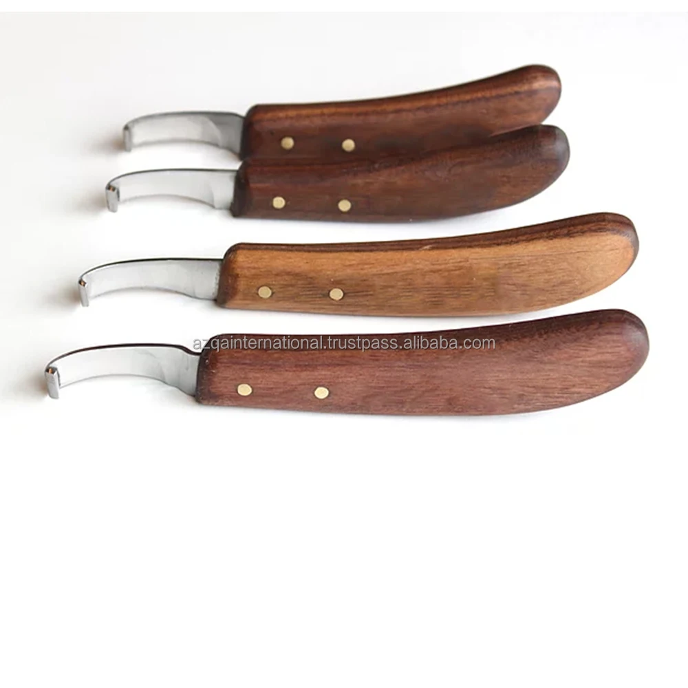 Farrier Hoof Knife Right Left Double Sided Narrow Knives Blades With