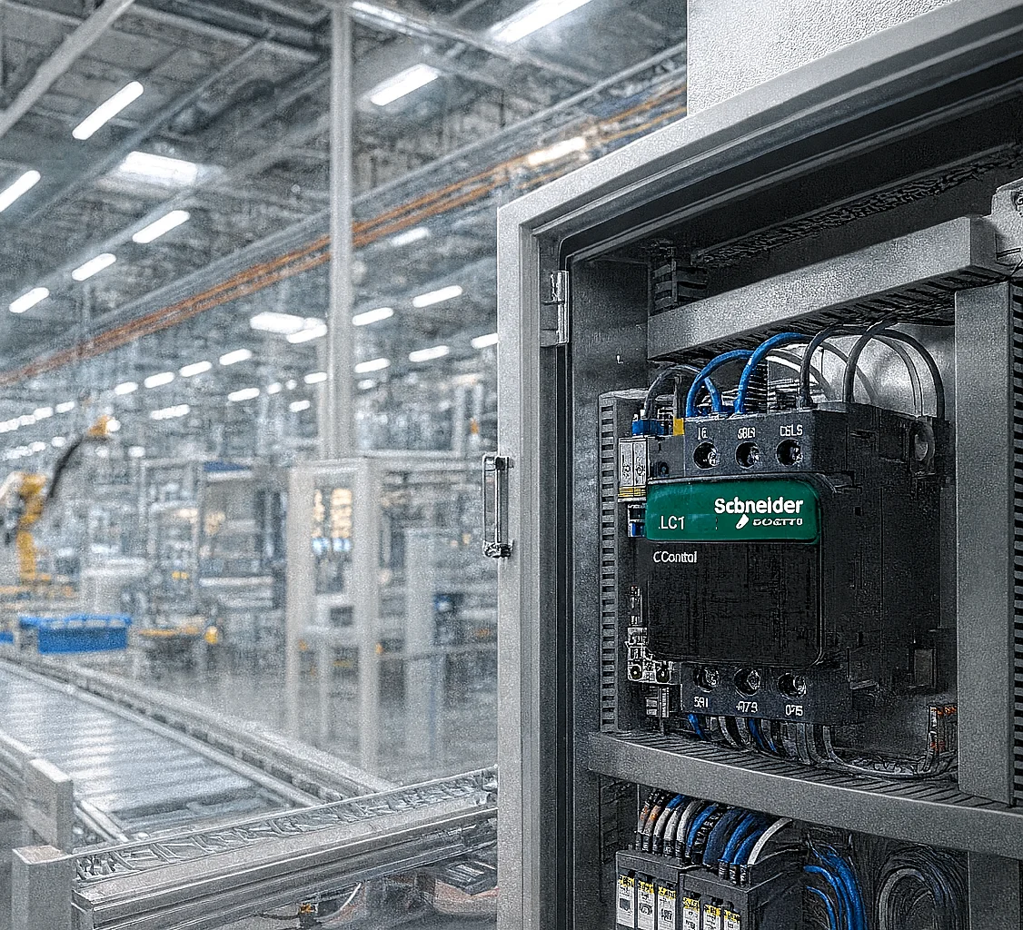Contacteur Schneider LC1D18M7 220VAC 18A, 3 Pôles, Montage Rail DIN - Neuf, Livraison Rapide