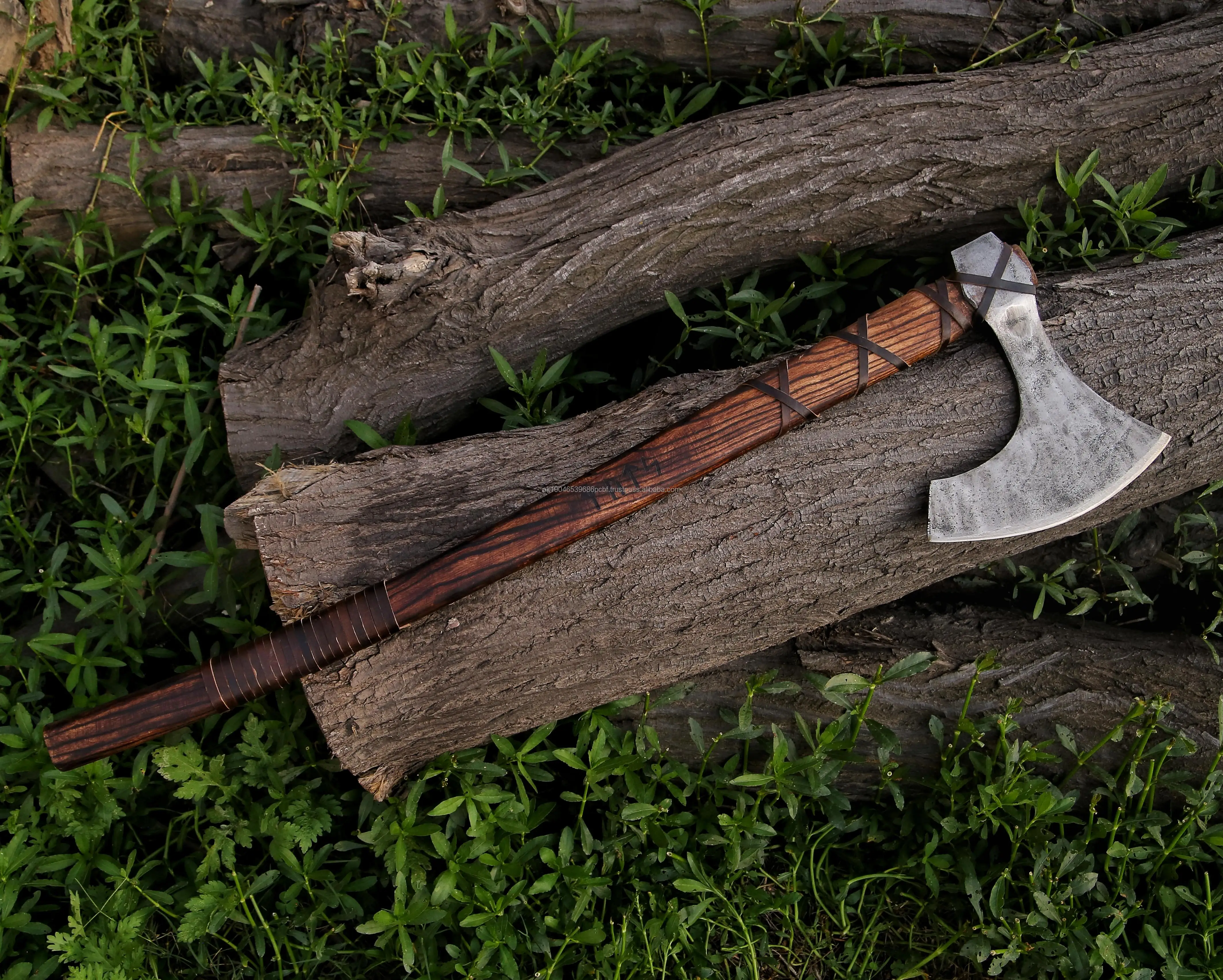 Customizable Viking Tomahawk Axe Industrial Grade Splitting Maul Ash ...