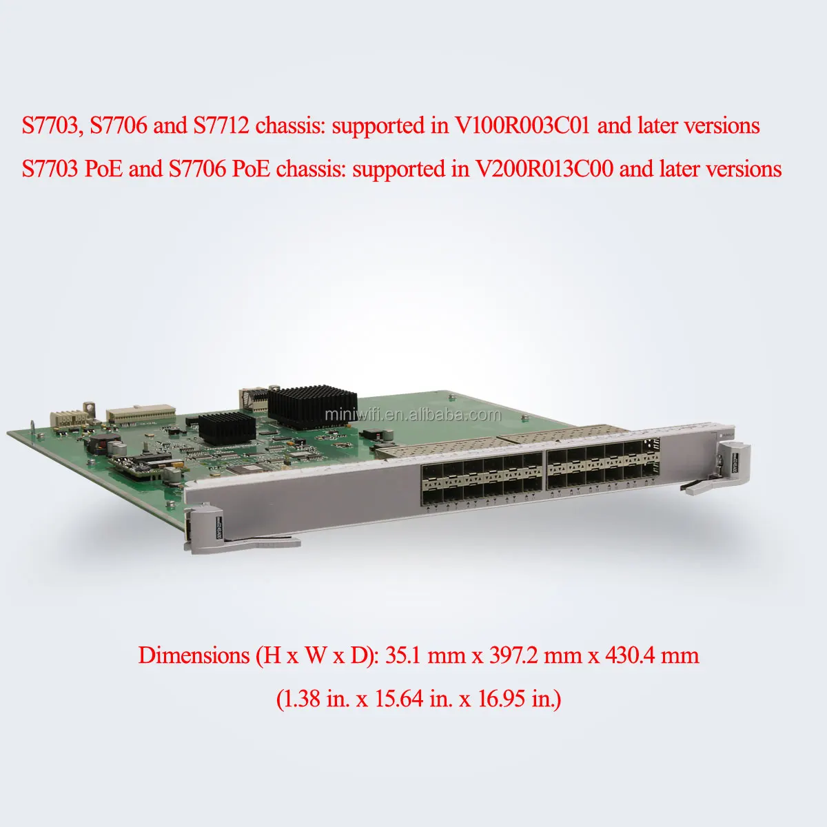 Network Card Es0d0g24sa00 100/1000basex Interface Card S7700