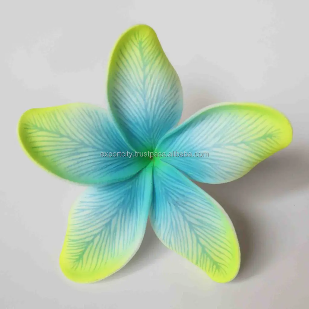 Handmade Handcraft Best Seller Selling High Grade Eva Foam Hawaiian Plumeria Frangipani Flower