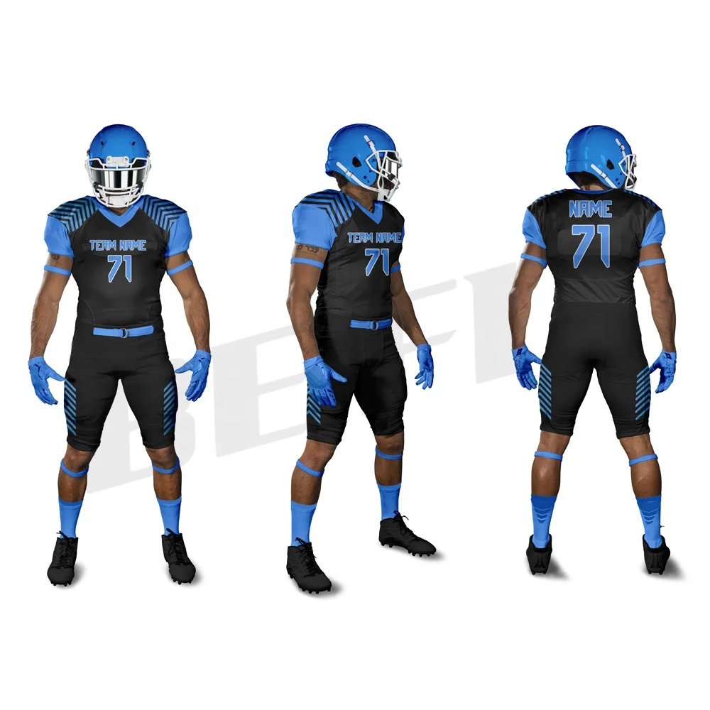 Source American Football Uniform Tackle Twill Sublimated Uniform