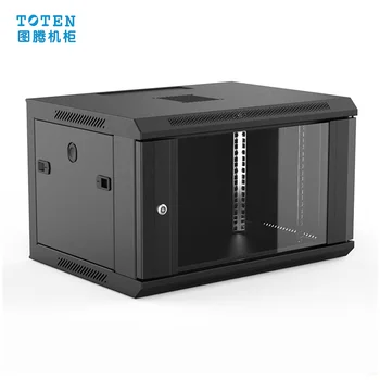 TOTEN Data Cabinet W26406 6U Network Server Cabinet Weak Power Monitoring Equipment Network Cabinet Soundproof 440*368*600mm