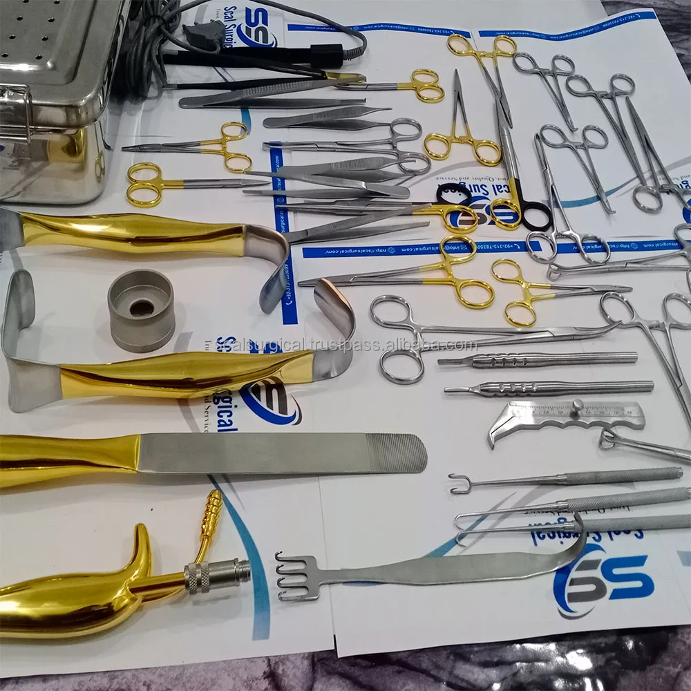 Premium Quality Rhinoplasty Instruments Set of 50 Pcs special rhinoplasty kit / walter instruments set