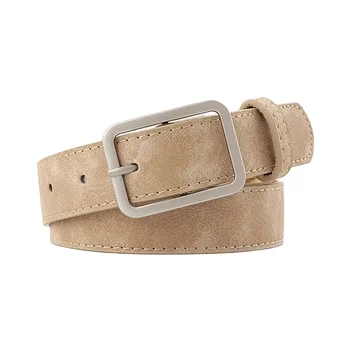 2.8cm Wide Leather Waist Strap Belt Black Brown High Quality Belts for Women and Men Men's Cowhide Alloy Buckle Belt Cow Hide PK