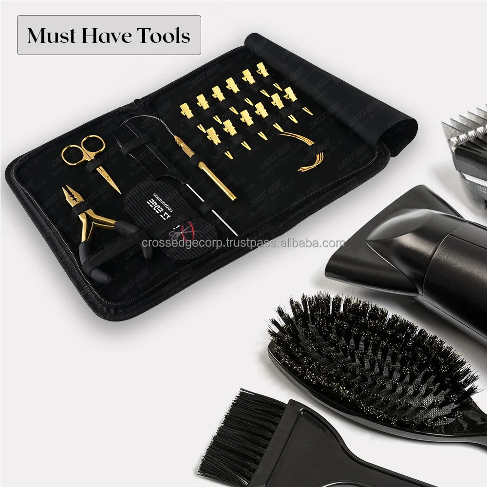 Nano & Micro Rings Hair Extension Tools Application Plier Kit With