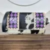 Purple & Black Chekered