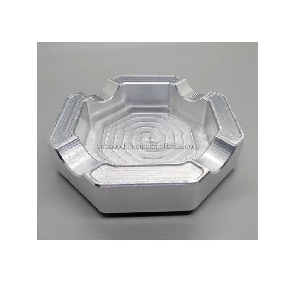 Metal Gold and Silver 2 slot Cigar Ashtray
