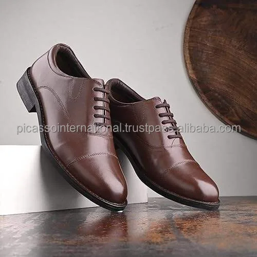 Trendy Design Premium Quality Stylish Formal Casual Office Party Wear Full Grain Genuine Leather Shoes for Men