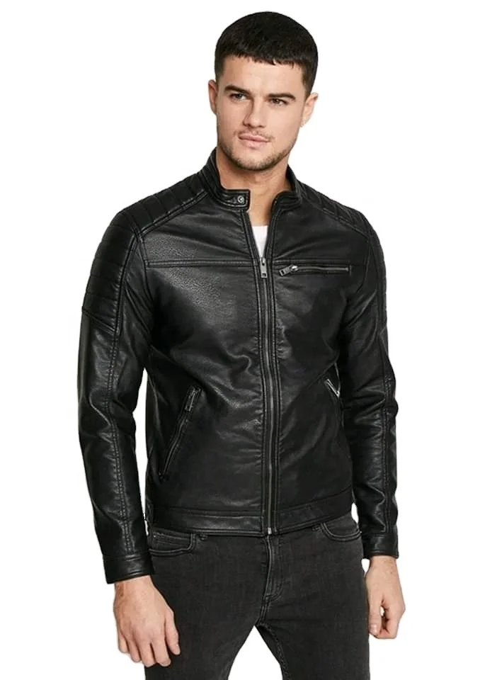 High Quality Men Leather Jacket Custom Outdoor Leather Jacket With Best