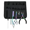 Kit de herramientas para extensiones de cabello Rainbow
