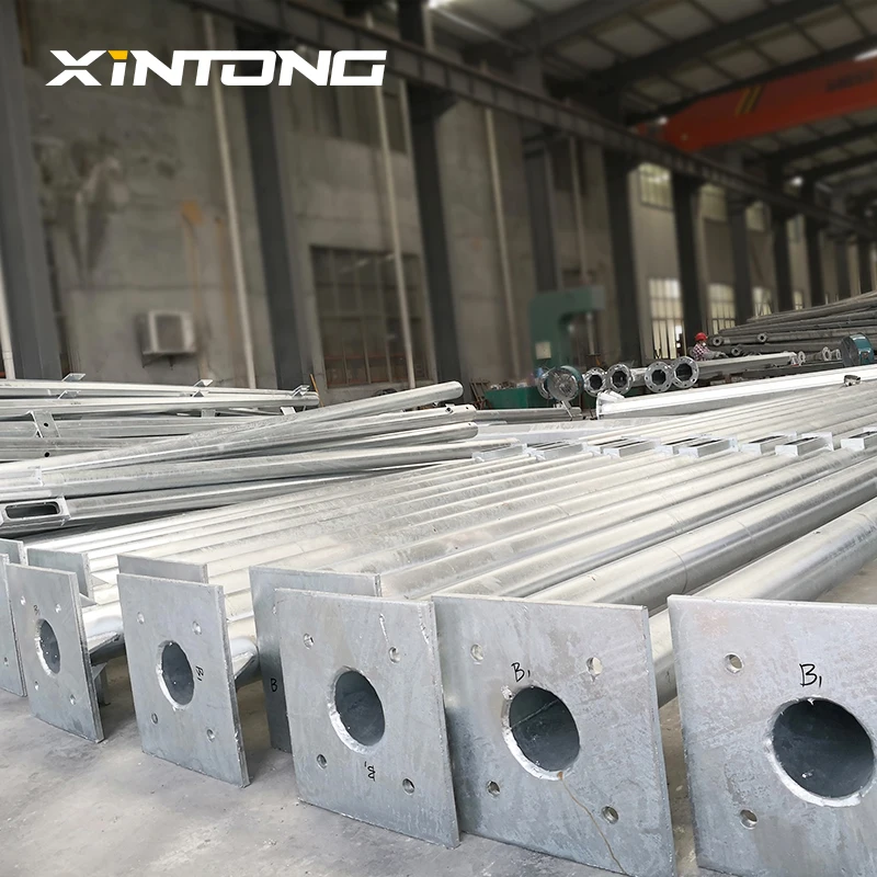 XINTONG под заказ 9 м 10 м сталь Q235 горячеоцинкованный уличный фонарный столб