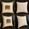 Mustard Yellow & Ivory Elephant