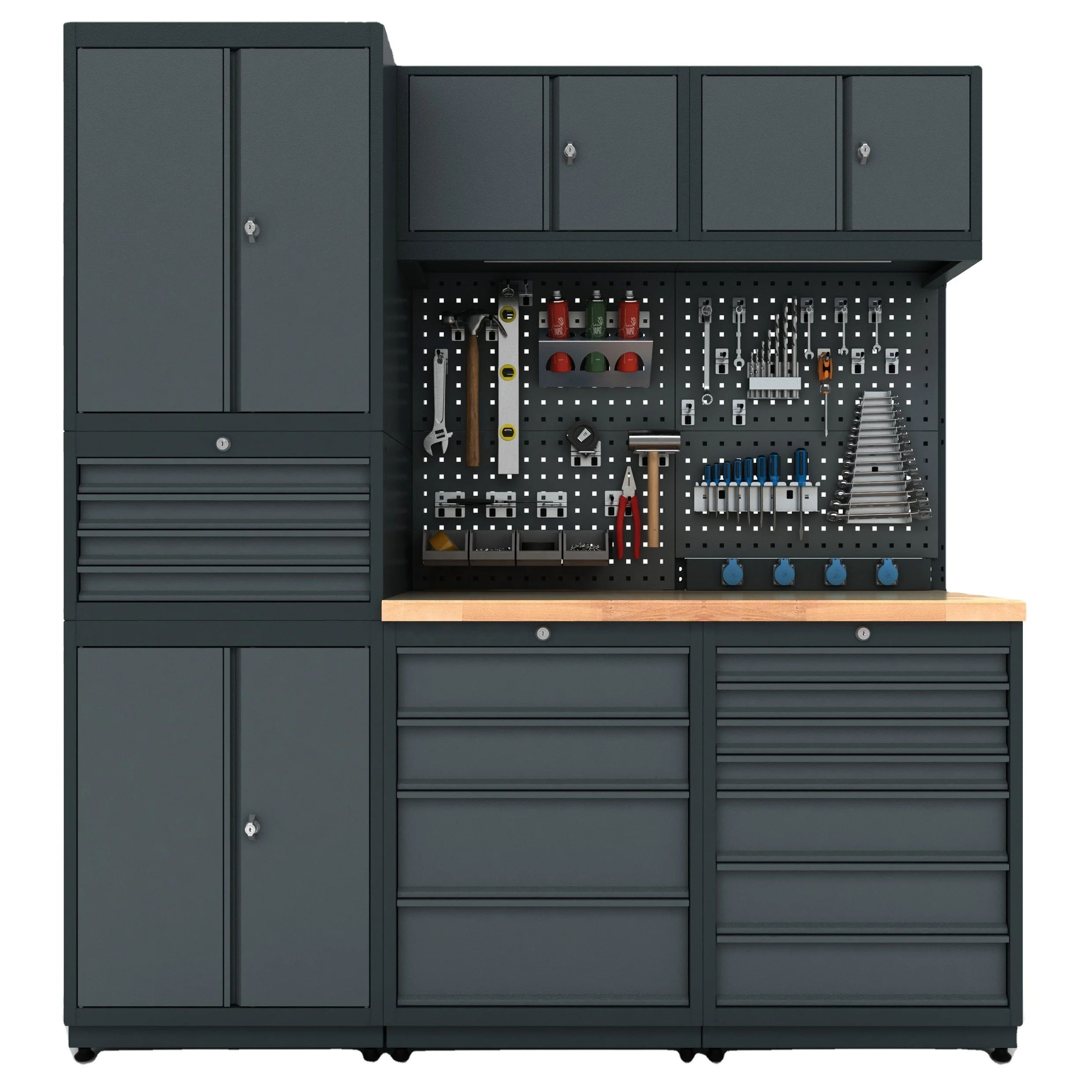 Modular Tool Cabinet System For Mechanic Garages - Buy Garage Cabinets ...