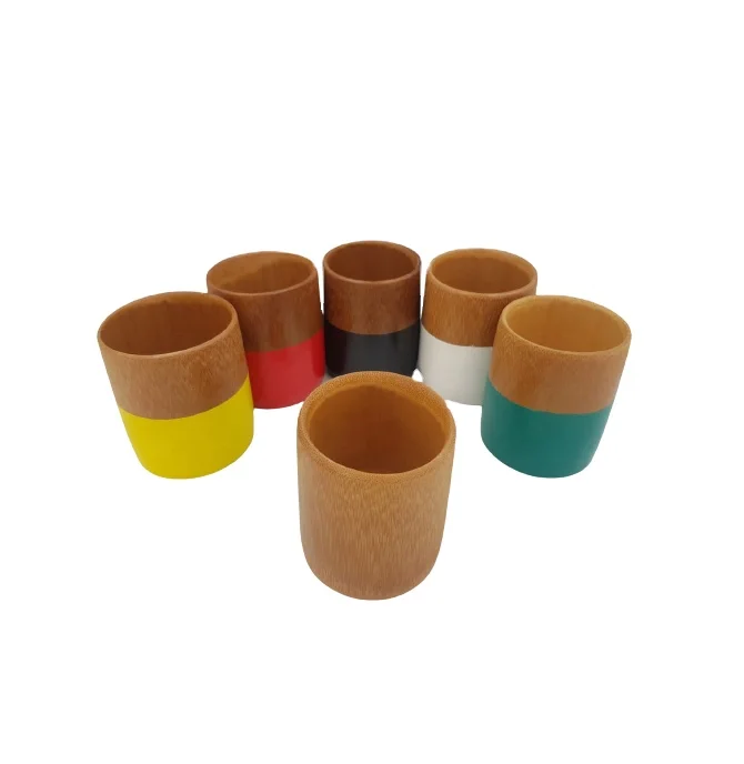 Protect Enviroment Bamboo Cups Ecofiendly Hot Selling 100 E Co