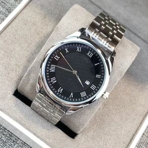 New High-Quality Classic Elegant Stainless Steel Men's Mechanical Watch Business Casual Waterproof Automatic Luxury Brand Watch