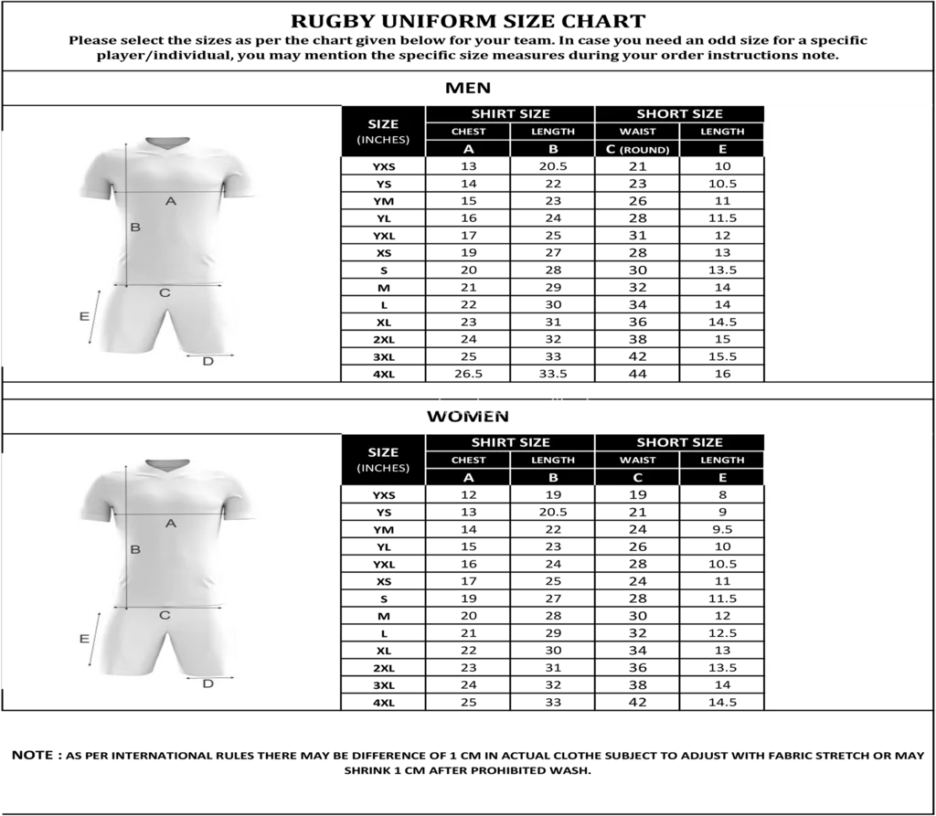 Uniform size. Uniform size