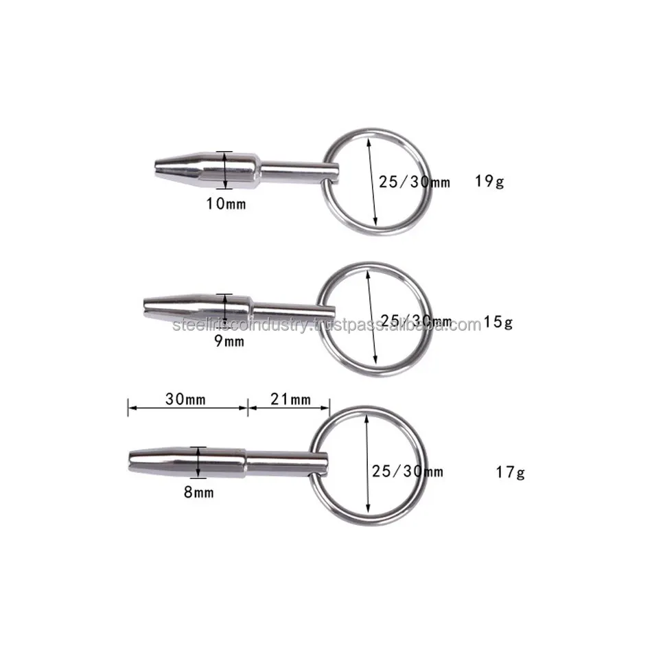 Steel Urethral Penis Plug Urethral Sounds Set Stainless Steel Male and Gay Sex Toys