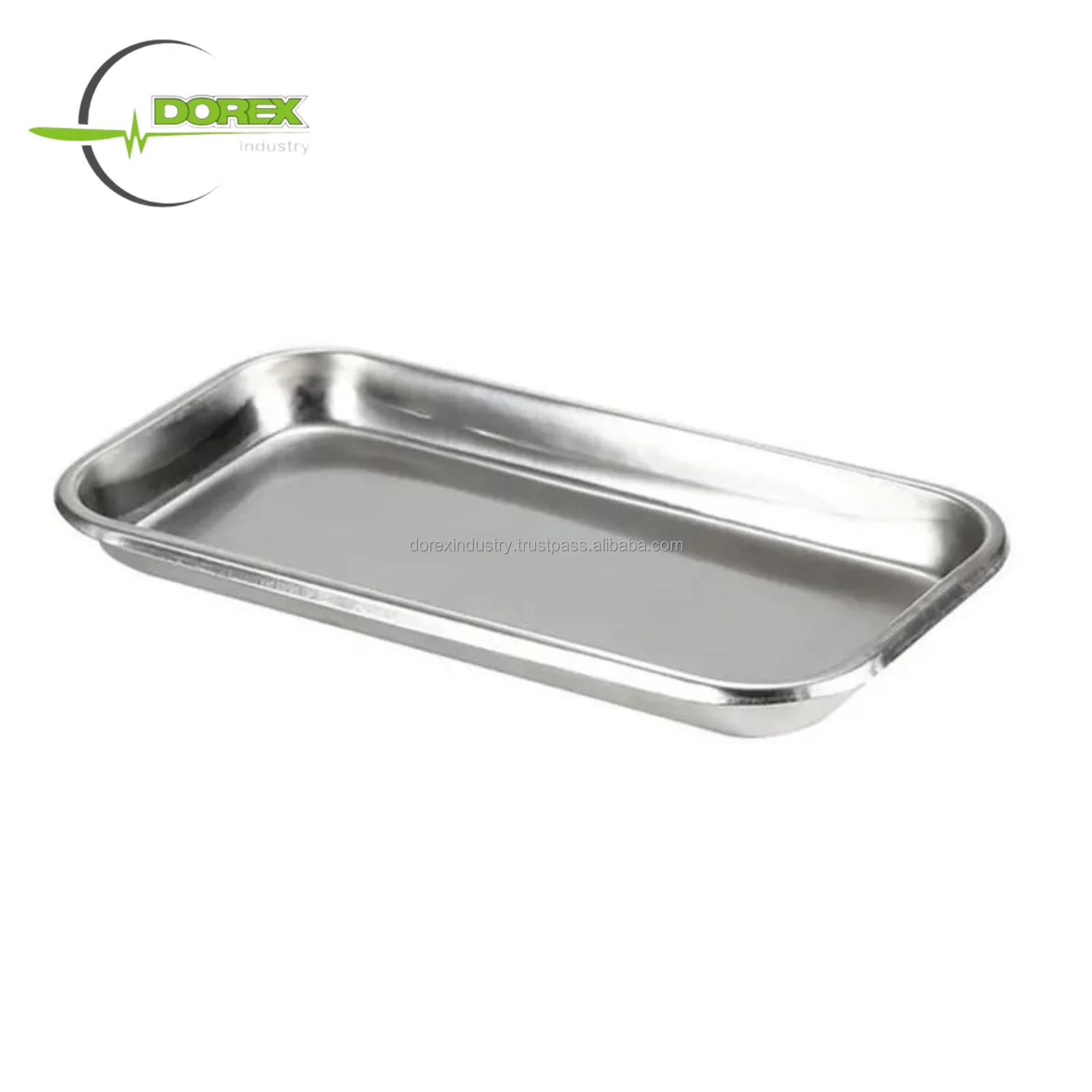 Medical Surgical Tools Holder Stainless Steel Rectangle Dressing Tray Hollow Ware Instruments