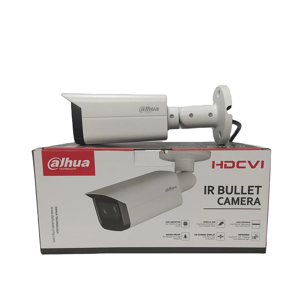 防犯カメラDahua IR Bullet Camera HDCVI Dahua IR Bullet HDCVI Color Camera (2.8mm 2MP Lens) - Brand