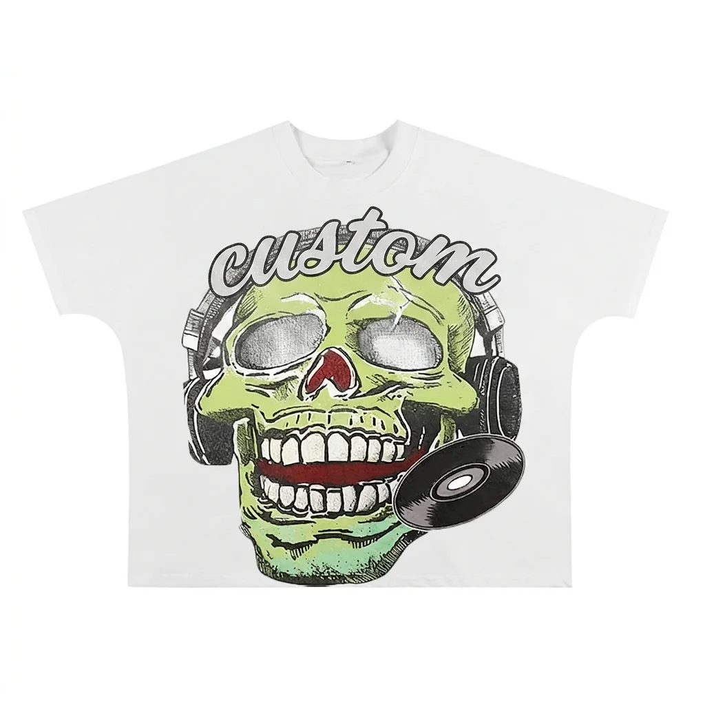 Custom Graphic Printed T Shirt New Vintage Style Short Sleeves 100% Cotton Premium Quality For Unisex