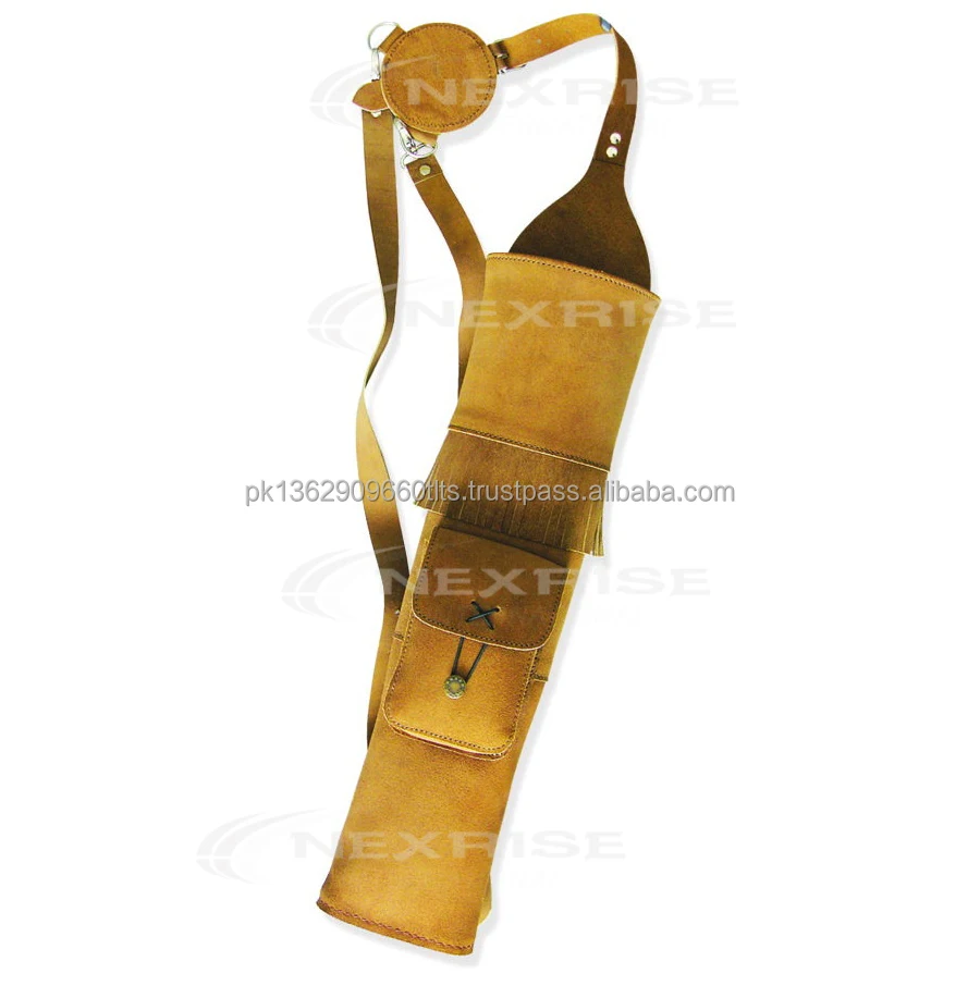 Leather Arrow Quiver Arrow Holder Archery Bag Pack Quiver For