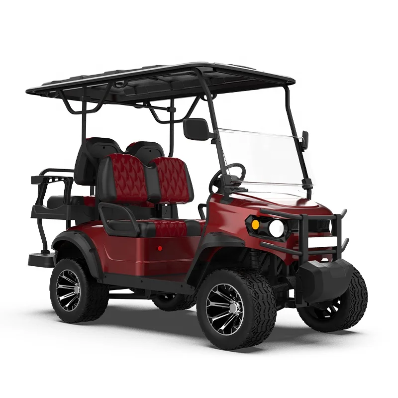 Electric Sightseeing Golf Cart Utility Vehicle Road Legal Buggy