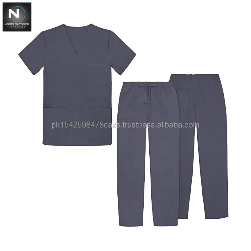 Top Quality Women Scrub Sets Uniform Design Hospital Private Label