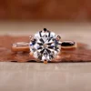 14K Gold Moissanite
