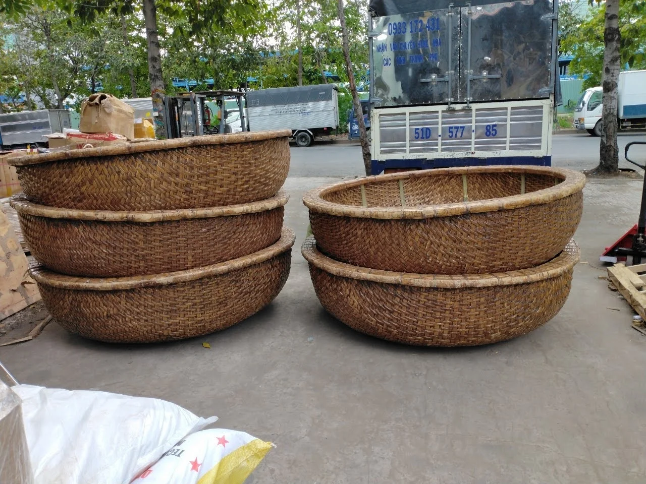 Top Factory Traditional Natural Bamboo Fishing Coracle Vietnam ...