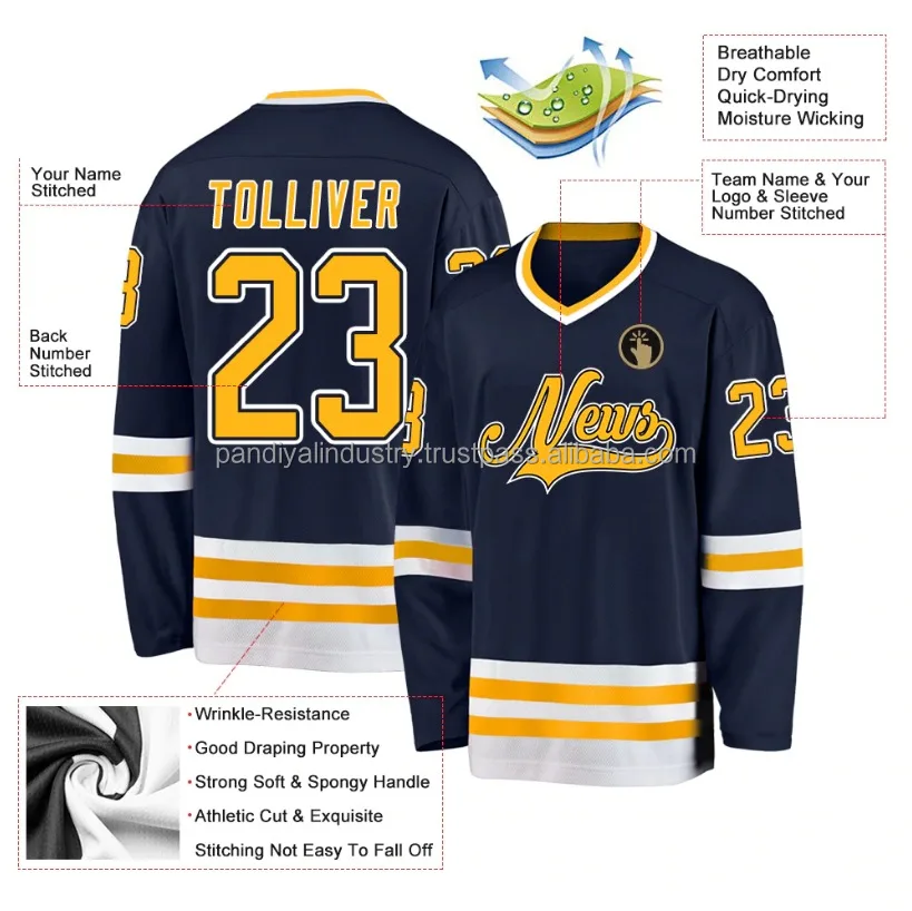 Embroidered Hockey Jersey - Your Design 