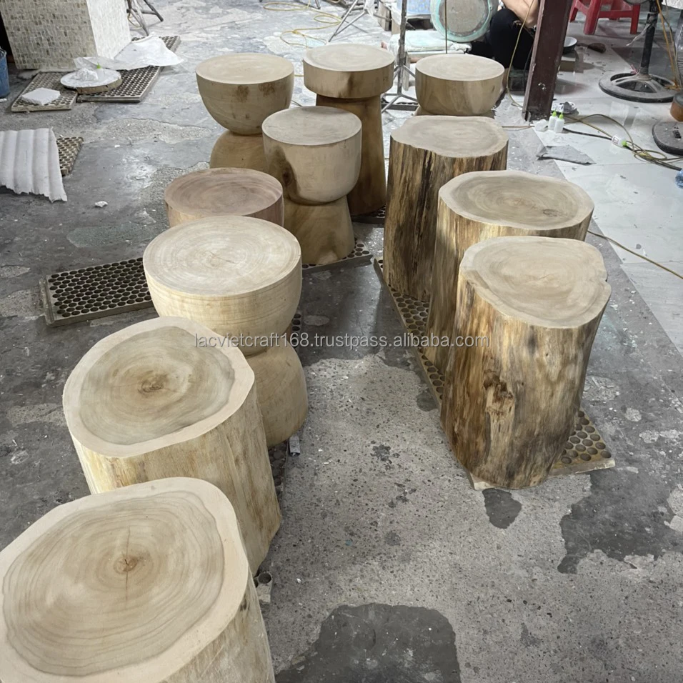 Natural Wooden Bar Stool Modern Solid Wood Stools From Vietnam Buy