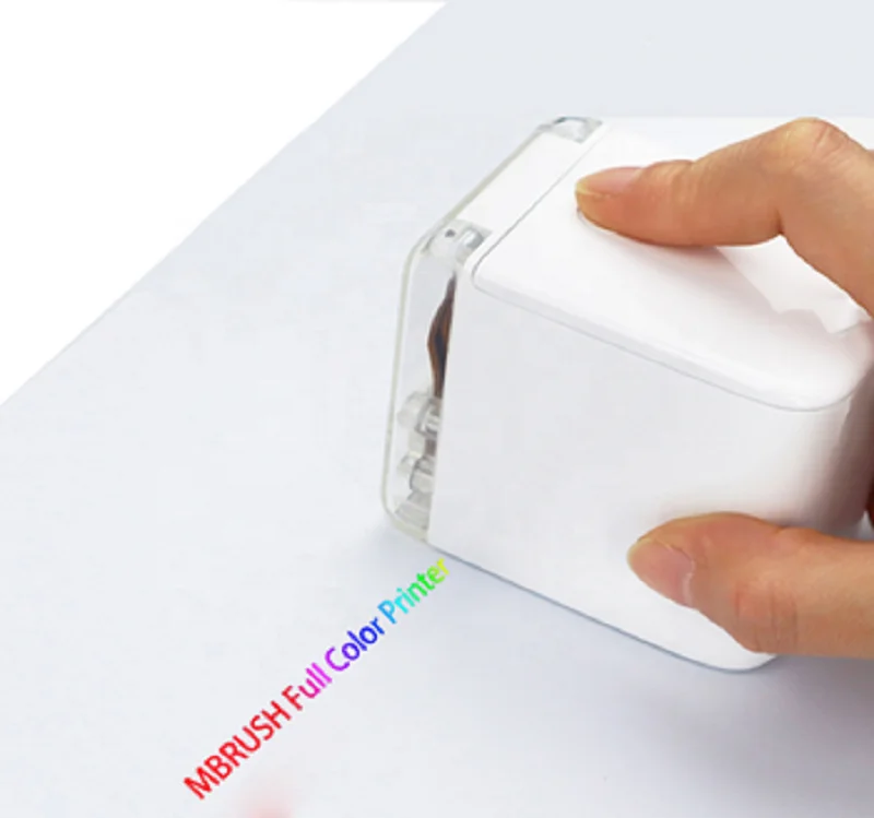 Printcube Mbrush Mini Mobile Color Printer - Portable