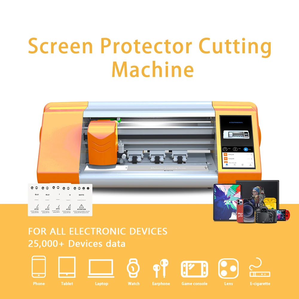 Source Factory Mobile Skin Cutter Screen Protector Cutting Machine WIFI Control with Touch Screen
