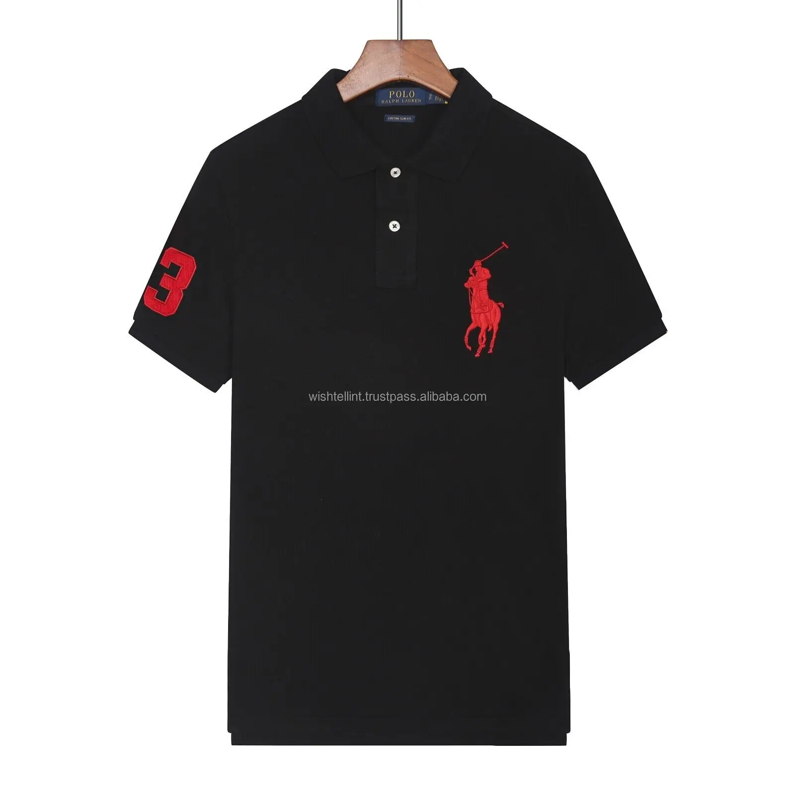 Custom Polo Shirts With Embroidery Logo Men Golf Polo Shirts High ...